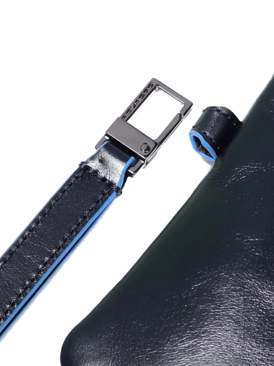 BLUE SQUARE Portacarte pochette uomo in pelle