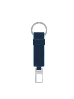 BLUE SQUARE Portachiavi auto in pelle