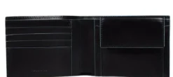 BLUE SQUARE Portafoglio in pelle con RFID