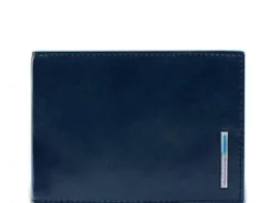 BLUE SQUARE Portafoglio in pelle con flap
