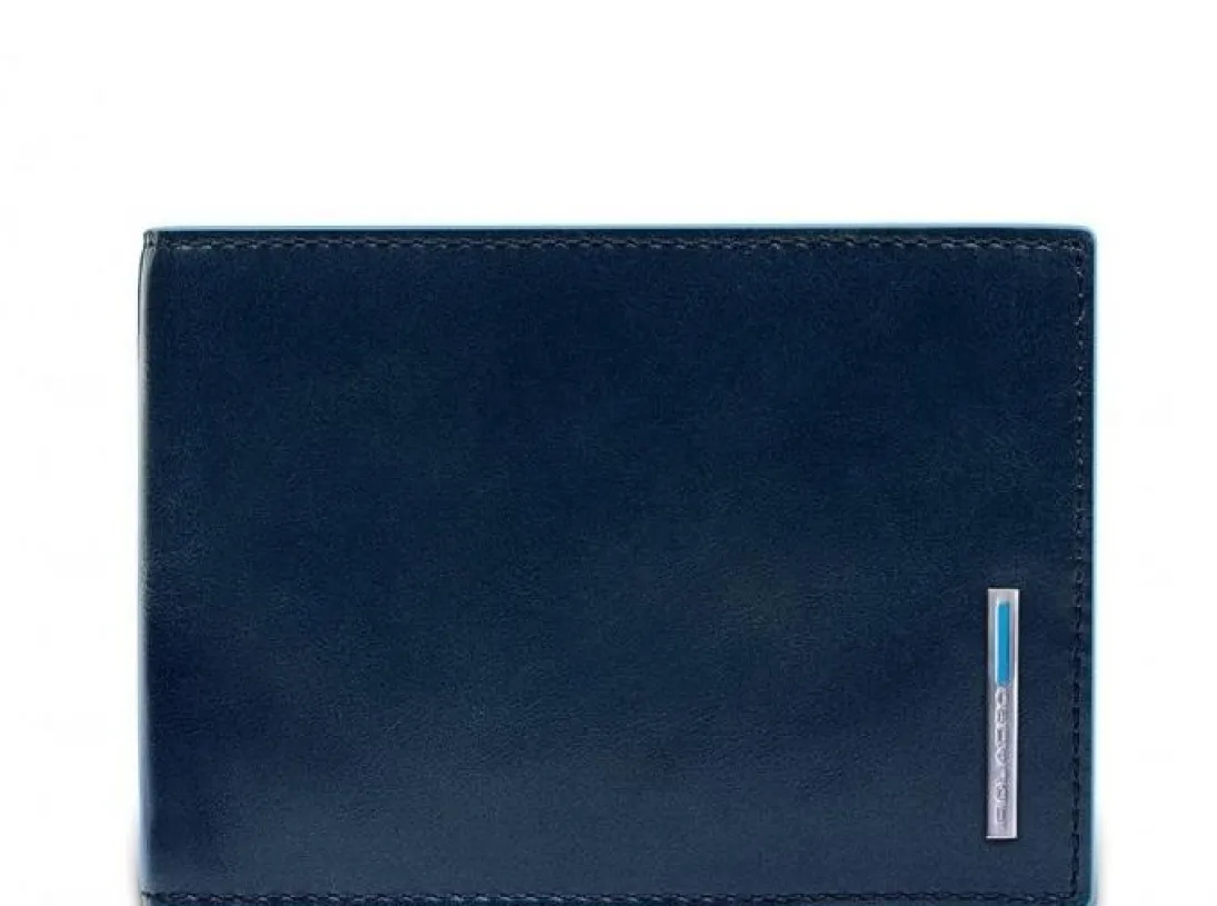 BLUE SQUARE Portafoglio in pelle con flap