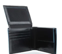 BLUE SQUARE Portafoglio in pelle con flap