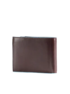 BLUE SQUARE Portafoglio in pelle con flap