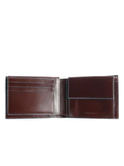 BLUE SQUARE Portafoglio in pelle con flap