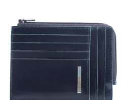 BLUE SQUARE Portafoglio in pelle con RFID
