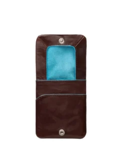 BLUE SQUARE Portamonete in pelle