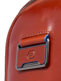 BLUE SQUARE Zaino fast-check in pelle, porta pc 14