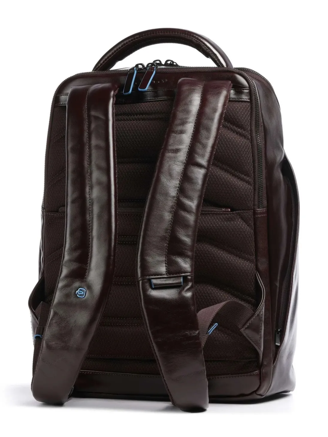BLUE SQUARE Zaino in pelle, porta pc 14"