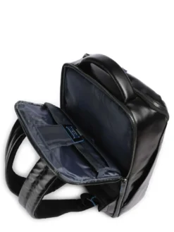 BLUE SQUARE Zaino in pelle porta pc 15.6