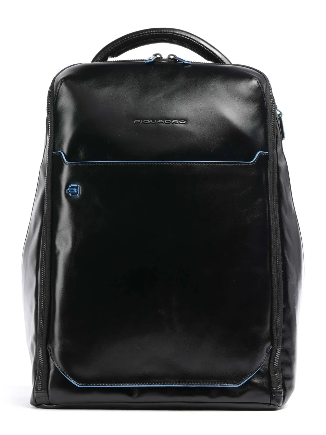 BLUE SQUARE Zaino in pelle, porta pc 14"