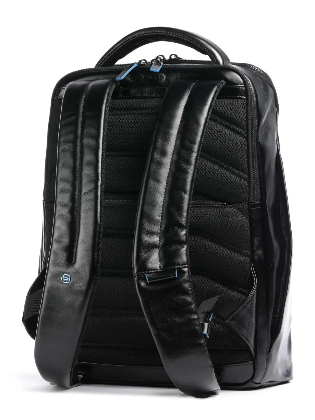 BLUE SQUARE Zaino in pelle, porta pc 14"