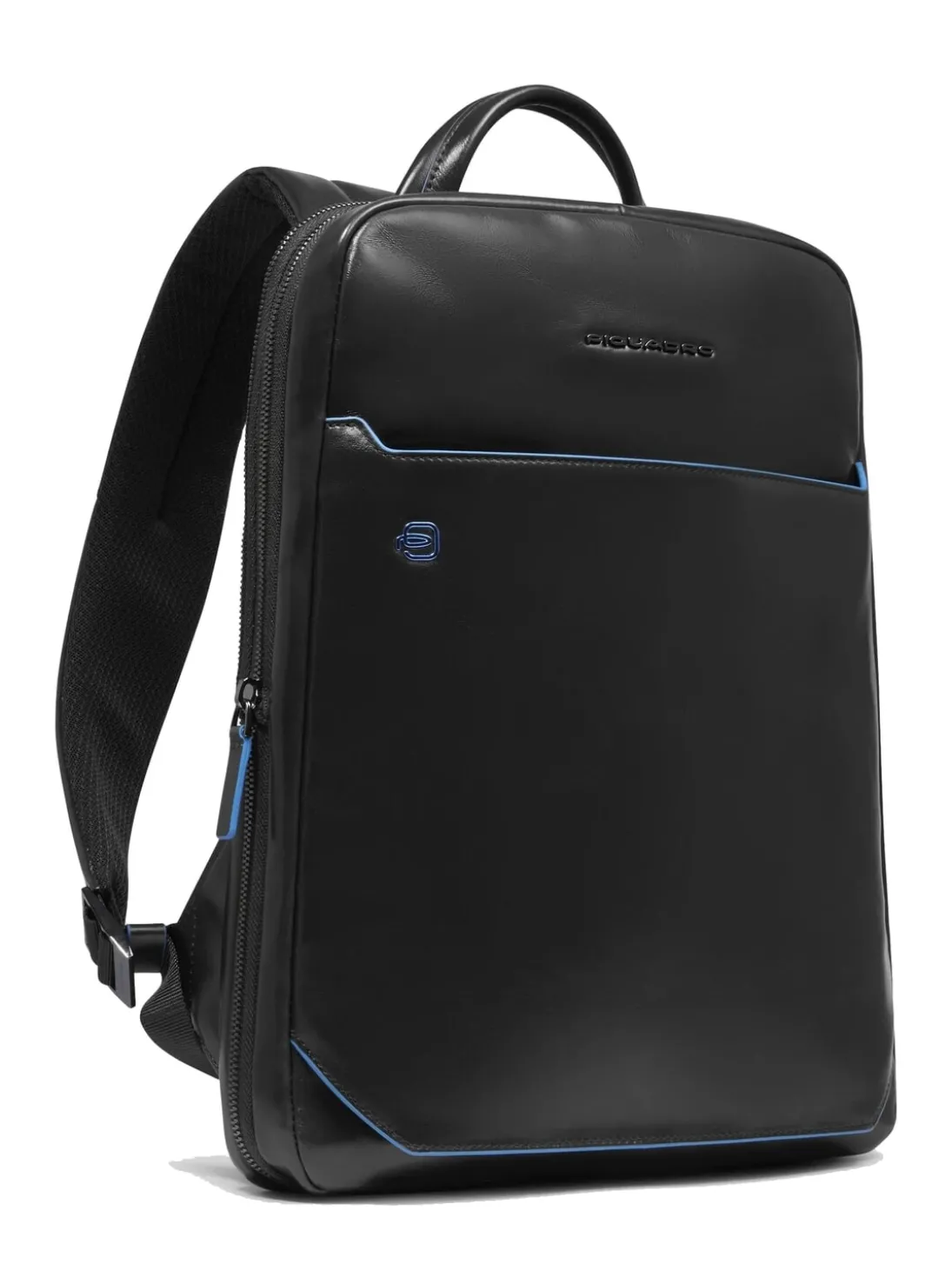 BLUE SQUARE Zaino porta PC 14", in pelle