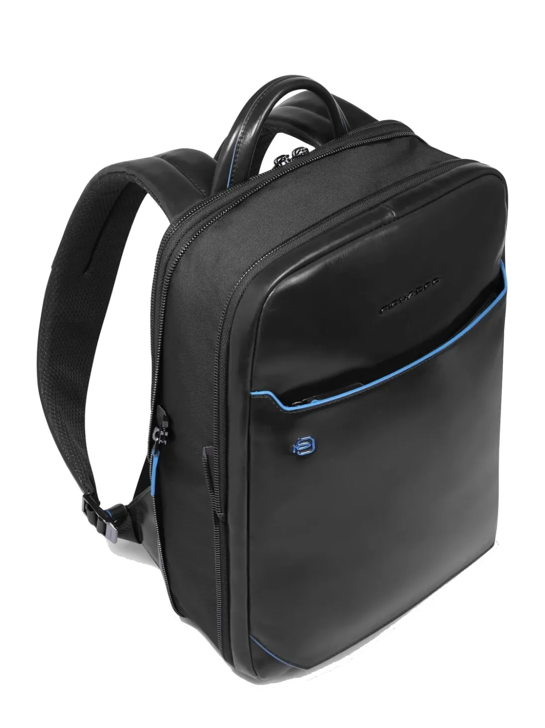 BLUE SQUARE Zaino porta PC 14", in pelle