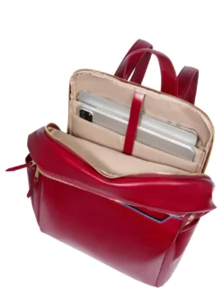 BLUE SQUARE Zaino porta PC 14", in pelle