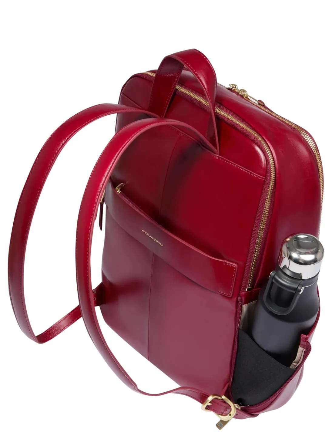 BLUE SQUARE Zaino porta PC 14", in pelle