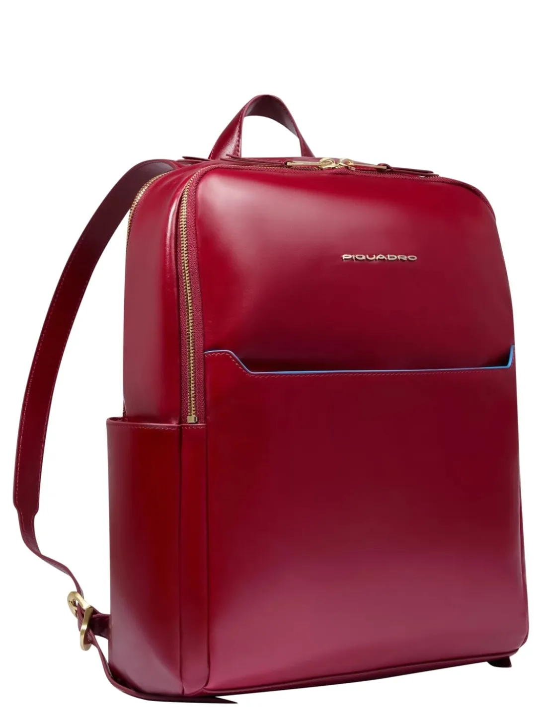 BLUE SQUARE Zaino porta PC 14", in pelle