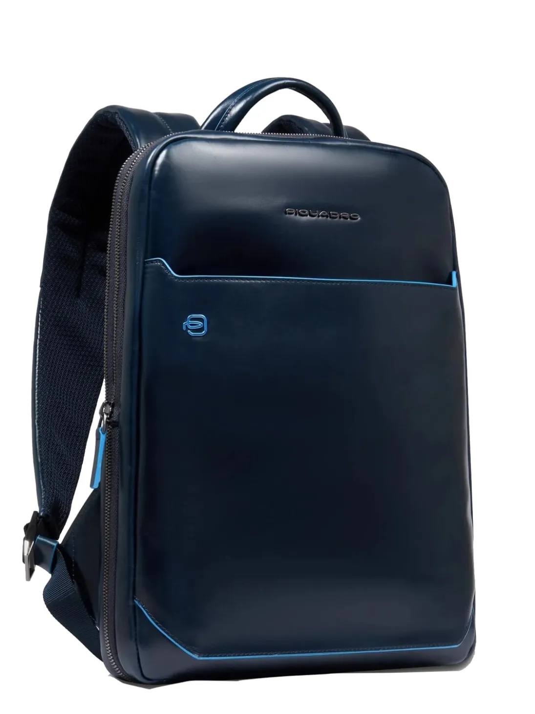 BLUE SQUARE Zaino porta PC 14", in pelle