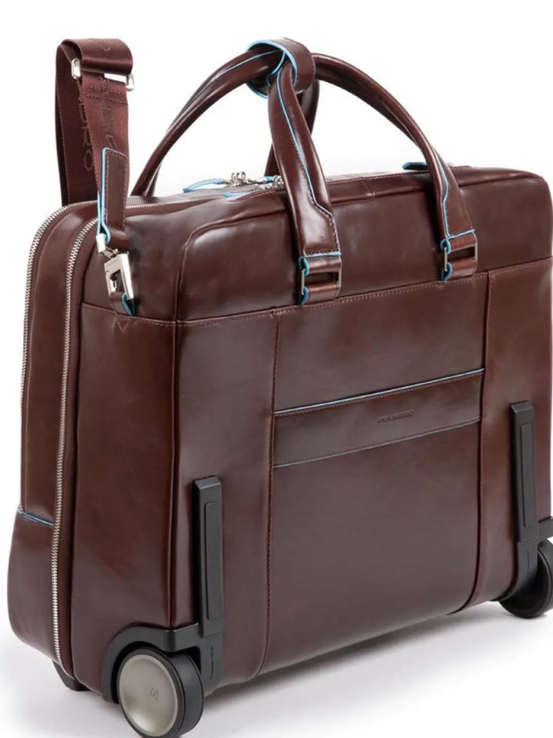 BLU SQUARE Trolley pilota in pelle
