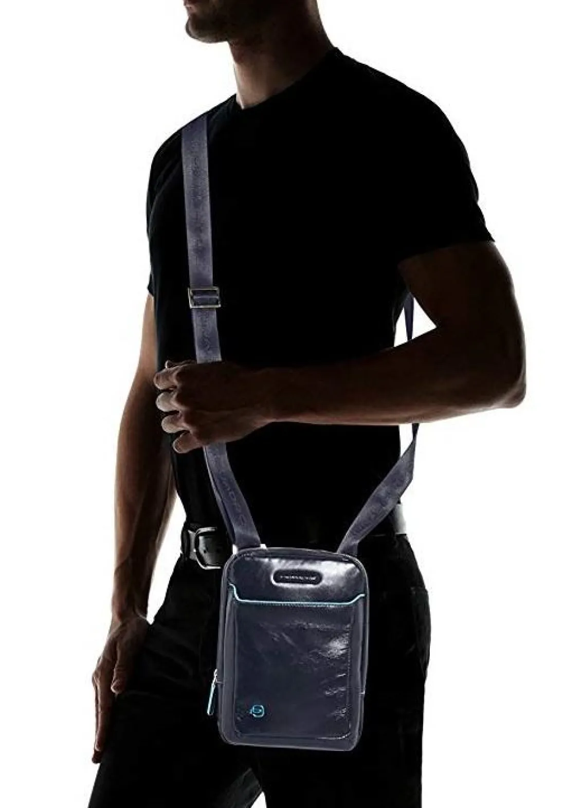 Borsello BLUE SQUARE, porta tablet, in pelle