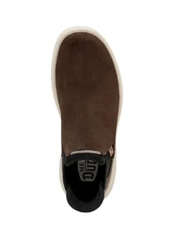 BRANSON Scarpa stivaletto in pelle scamosciata