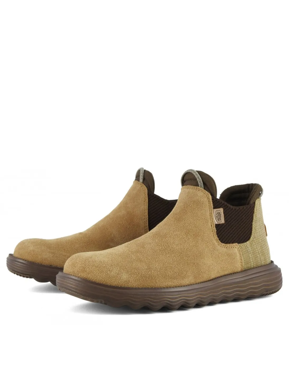 BRANSON Scarpa stivaletto in pelle scamosciata