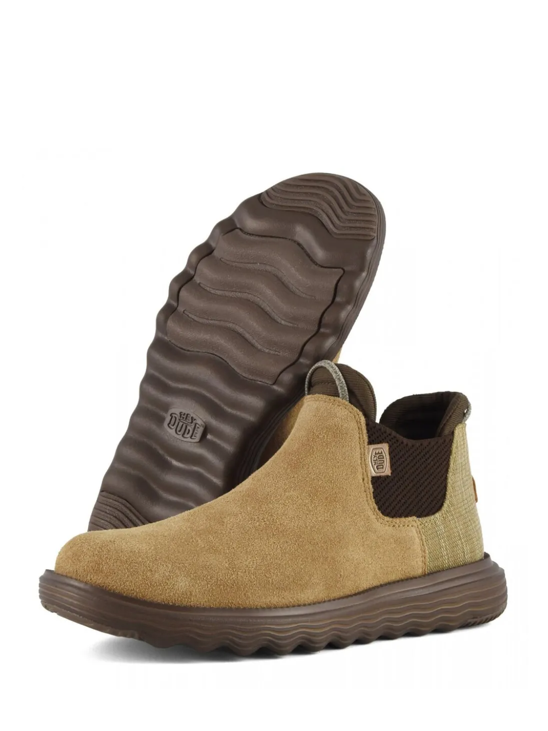 BRANSON Scarpa stivaletto in pelle scamosciata