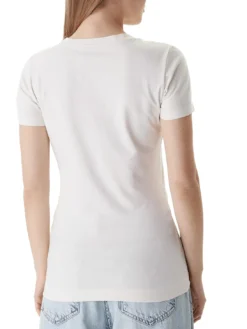 CAMELIA TRIANGLE T-shirt a maniche corte con stampa e applicazioni