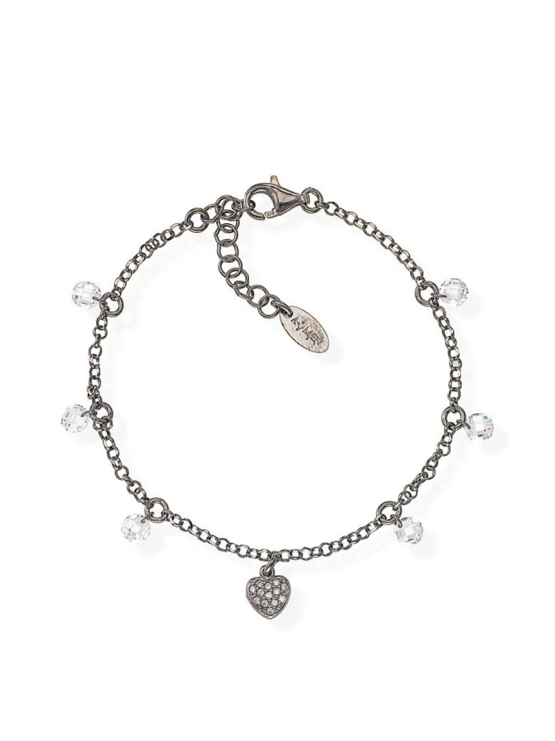 CANDY CHARM Bracciale in argento con charms