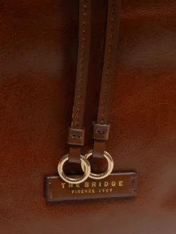 CARLOTTA Borsa sacca in pelle con tasche