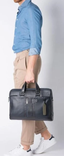 Cartella URBAN, porta PC 15,6", in pelle