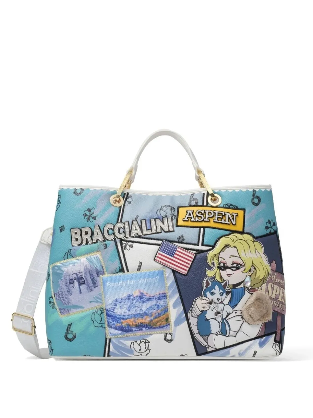 CARTOLINE Borsa a mano con tracolla