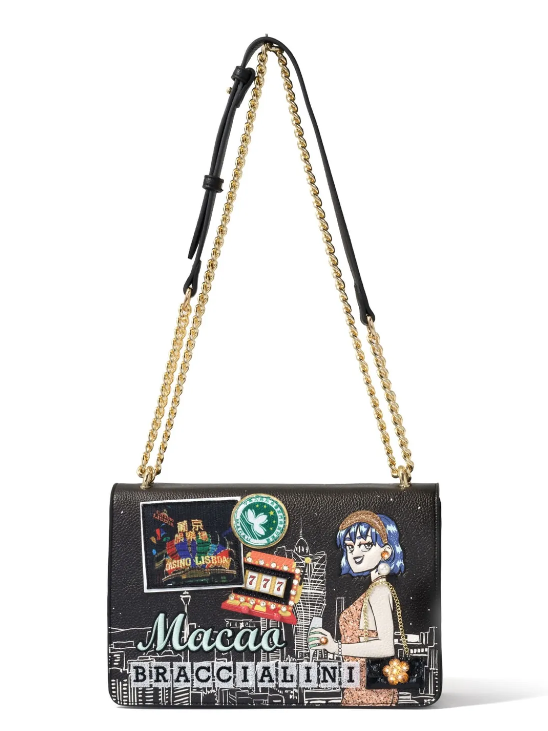 CARTOLINE MACAO Borsa a spalla convertible