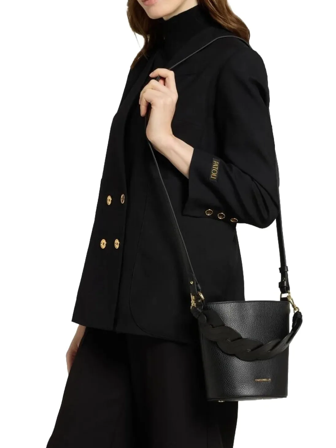CHARLOTTE Mini Secchiello in pelle