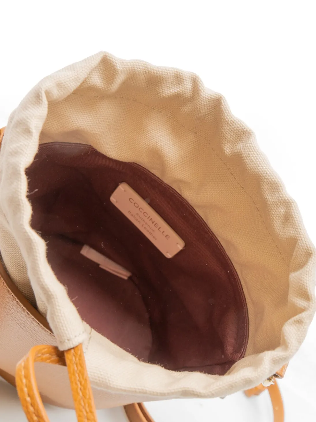 CHARLOTTE Mini Secchiello in pelle
