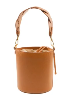 CHARLOTTE Mini Secchiello in pelle