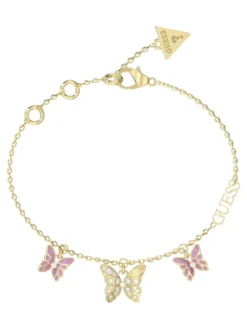CHRYSALIS Bracciale multi charm, motivo farfalla