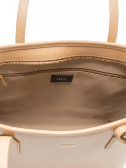 CLASSIC Borsa shopper in pelle stampa andromeda