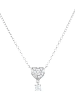 COCCOLE LUXURY Collana con cuore e pendente