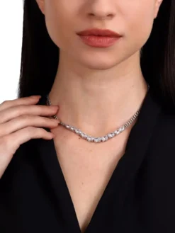 COLORI Collana con zirconi