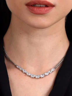 COLORI Collana con zirconi