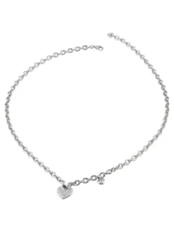 CRAZY IN LOVE Collana, charm tema cuore