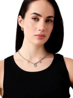 CRAZY IN LOVE Collana, charm tema cuore