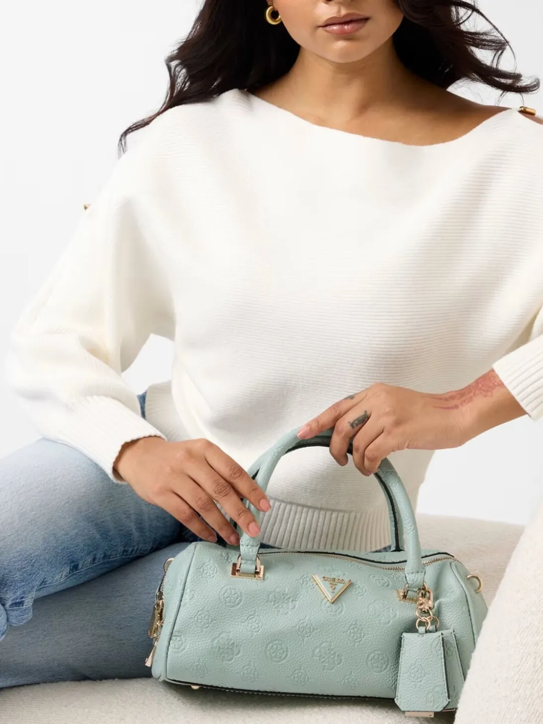CRESIDIA 2 Borsa a bauletto con tracolla