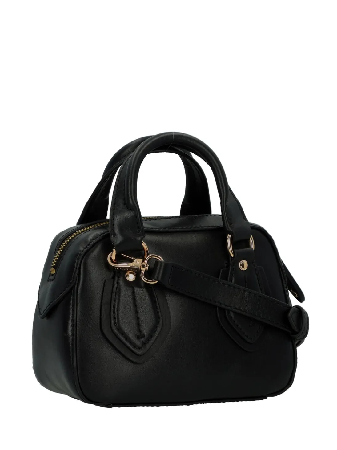 DAPHNE Borsa mini bauletto in pelle con tracolla