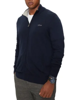 DARREL Cardigan a collo alto full zip
