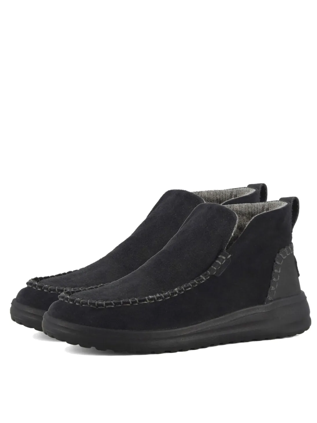 DENNY Scarpa a stivaletto in pelle suede