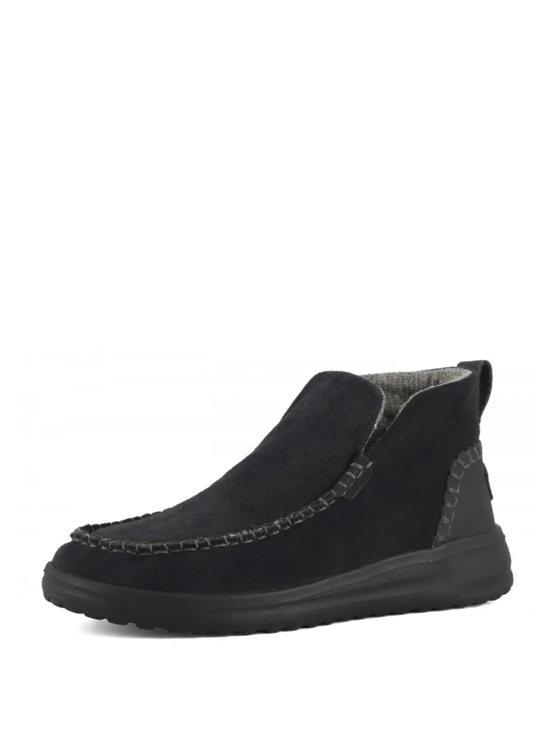 DENNY Scarpa a stivaletto in pelle suede