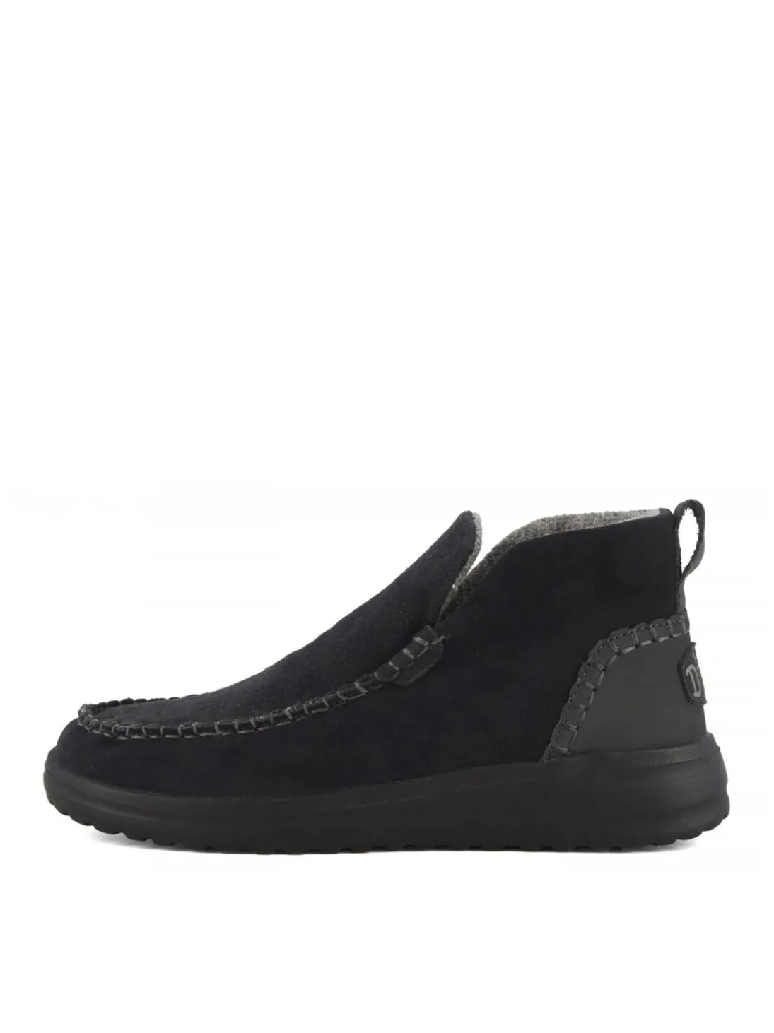 DENNY Scarpa a stivaletto in pelle suede