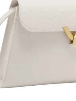 DEW Borsa media a spalla in pelle martellata