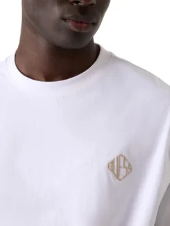 DIAMANTE LOGO T-shirt oversize a manica corta